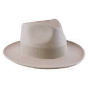No. 782 Polyester Felt Fedora Hat with Feather Accent