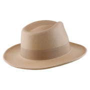 No. 782 Polyester Felt Fedora Hat with Feather Accent