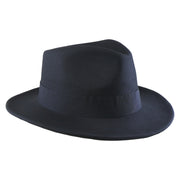 No. 782 Polyester Felt Fedora Hat with Feather Accent