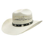 No. 785 Paper Straw Cowboy Hat with Studded Band