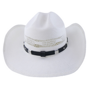 No. 785 Paper Straw Cowboy Hat with Studded Band