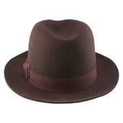 No. 808 100% Wool Felt Fedora with Grosgrain Band