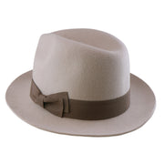 No. 808 100% Wool Felt Fedora with Grosgrain Band