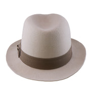 No. 808 100% Wool Felt Fedora with Grosgrain Band