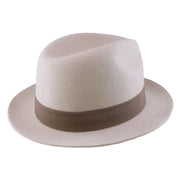 No. 808 100% Wool Felt Fedora with Grosgrain Band