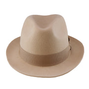 No. 808 100% Wool Felt Fedora with Grosgrain Band