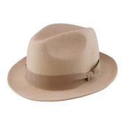 No. 808 100% Wool Felt Fedora with Grosgrain Band