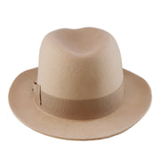 No. 808 100% Wool Felt Fedora with Grosgrain Band