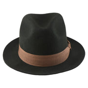 No. 808 100% Wool Felt Fedora with Grosgrain Band