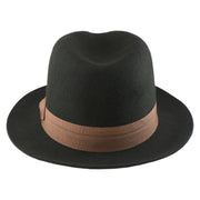 No. 808 100% Wool Felt Fedora with Grosgrain Band