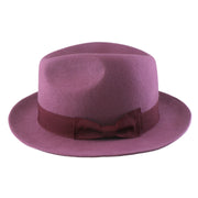 No. 808 100% Wool Felt Fedora with Grosgrain Band