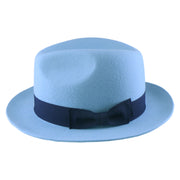 No. 808 100% Wool Felt Fedora with Grosgrain Band