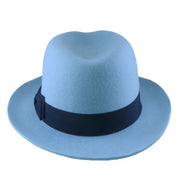 No. 808 100% Wool Felt Fedora with Grosgrain Band