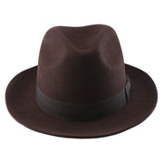 No. 808 100% Wool Felt Fedora with Grosgrain Band