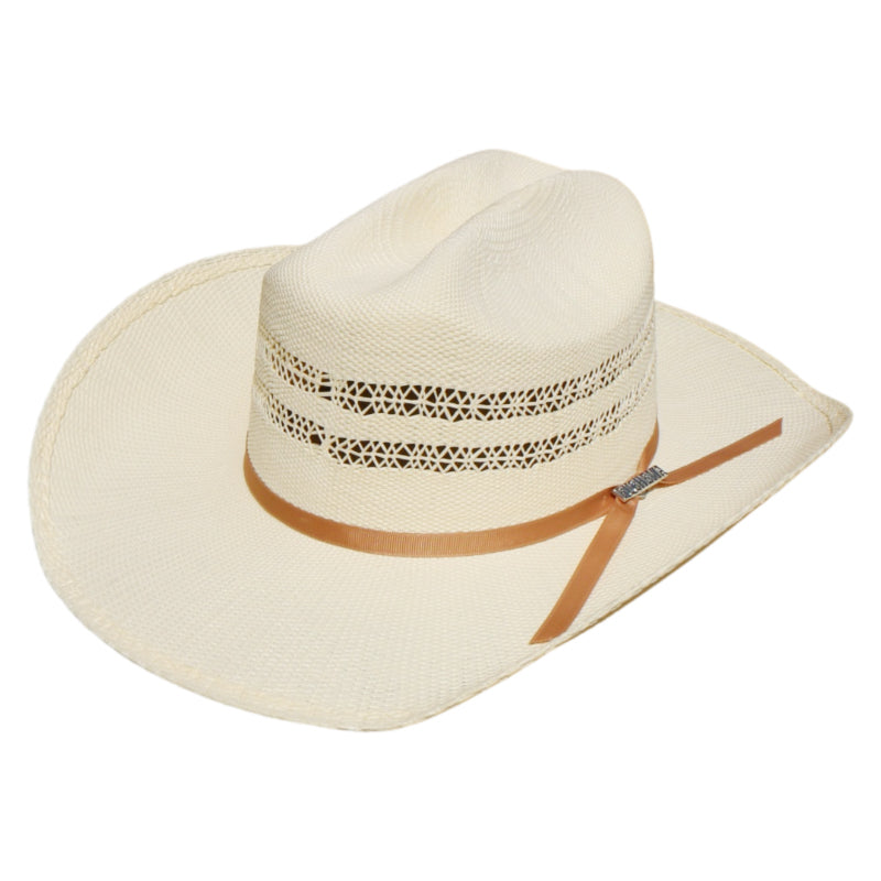 No. 819 Paper Straw Cowboy Hat with Vented Crown