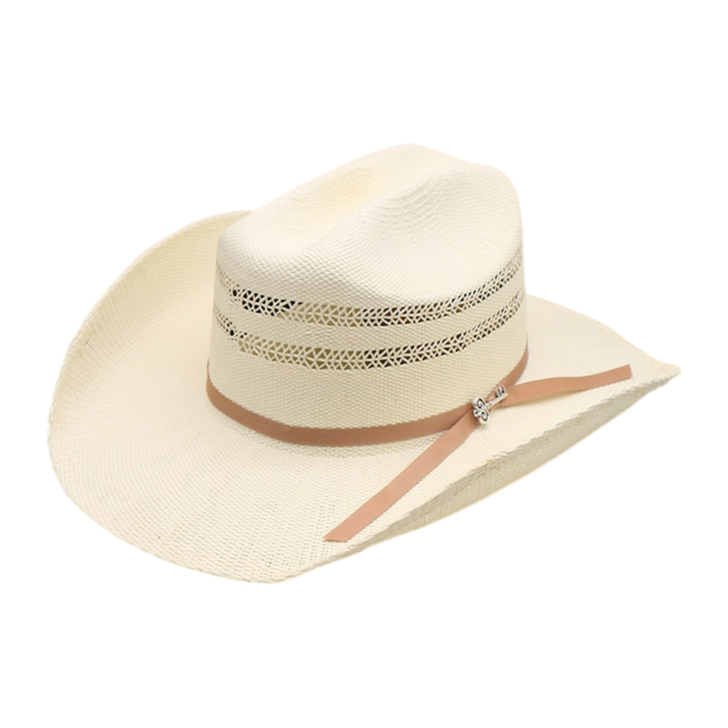 No. 819 Paper Straw Cowboy Hat with Vented Crown