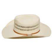 No. 819 Paper Straw Cowboy Hat with Vented Crown