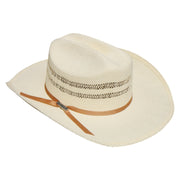 No. 819 Paper Straw Cowboy Hat with Vented Crown