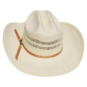 No. 819 Paper Straw Cowboy Hat with Vented Crown