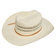 No. 819 Paper Straw Cowboy Hat with Vented Crown