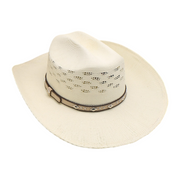 No. 823 Paper Straw Cowboy Hat with Studded Band
