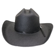 No. 851 Paper Straw Cowboy Hat with Crossed Band