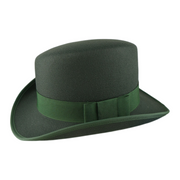 No. 904 Polyester Slanted Top Hat with Grosgrain Band