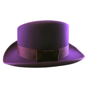 No. 904 Polyester Slanted Top Hat with Grosgrain Band