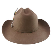 No. 910 Wool Felt Western Cowboy Hat with Feather and Buckle