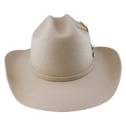 No. 910 Wool Felt Western Cowboy Hat with Feather and Buckle