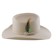No. 910 Wool Felt Western Cowboy Hat with Feather and Buckle