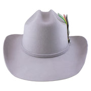 No. 910 Wool Felt Western Cowboy Hat with Feather and Buckle