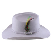 No. 910 Wool Felt Western Cowboy Hat with Feather and Buckle