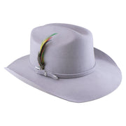 No. 910 Wool Felt Western Cowboy Hat with Feather and Buckle