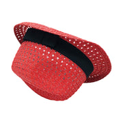 No. 93 Paper Braid Trilby Fedora with Ribbon Band