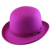No. 992 Polyester Felt Bowler Hat with Grosgrain Band