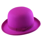 No. 992 Polyester Felt Bowler Hat with Grosgrain Band