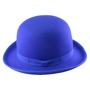 No. 992 Polyester Felt Bowler Hat with Grosgrain Band