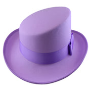 No. 904 Polyester Slanted Top Hat with Grosgrain Band